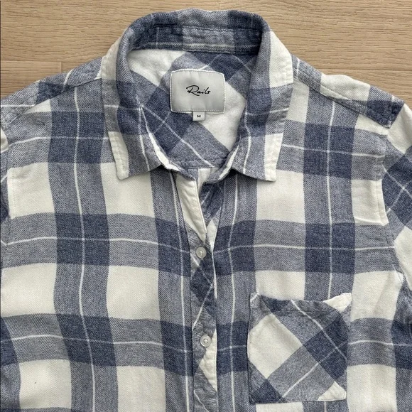 Rails - Hunter Plaid Flannel Button Down - Picture 3 of 14